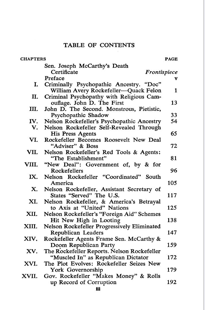 The Truth About Rockefeller: Studies In Criminal Psychopathy by Emanuel Josephson