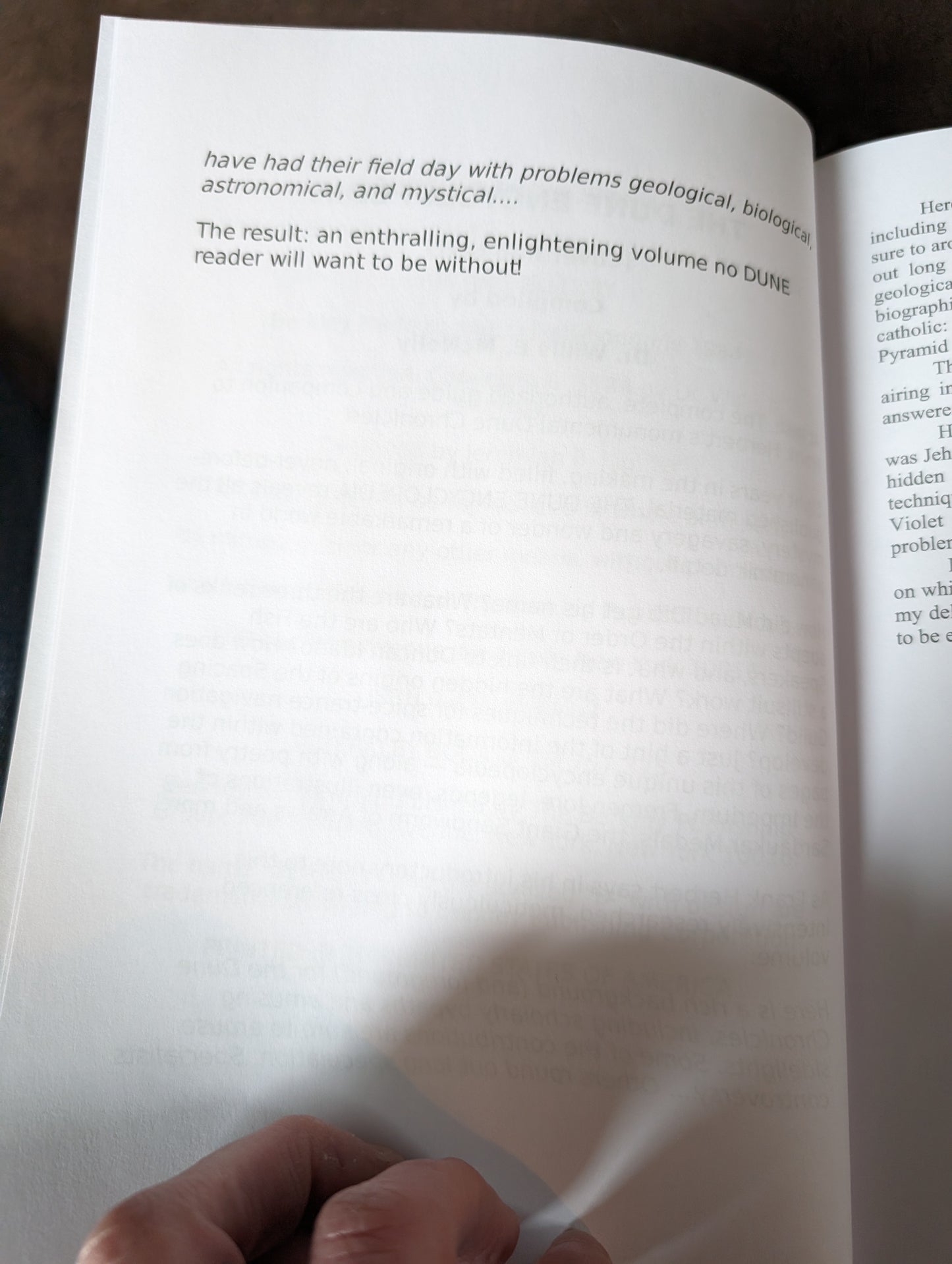 The Dune Encyclopedia compiled and edited by Dr. Willis E. McNelly