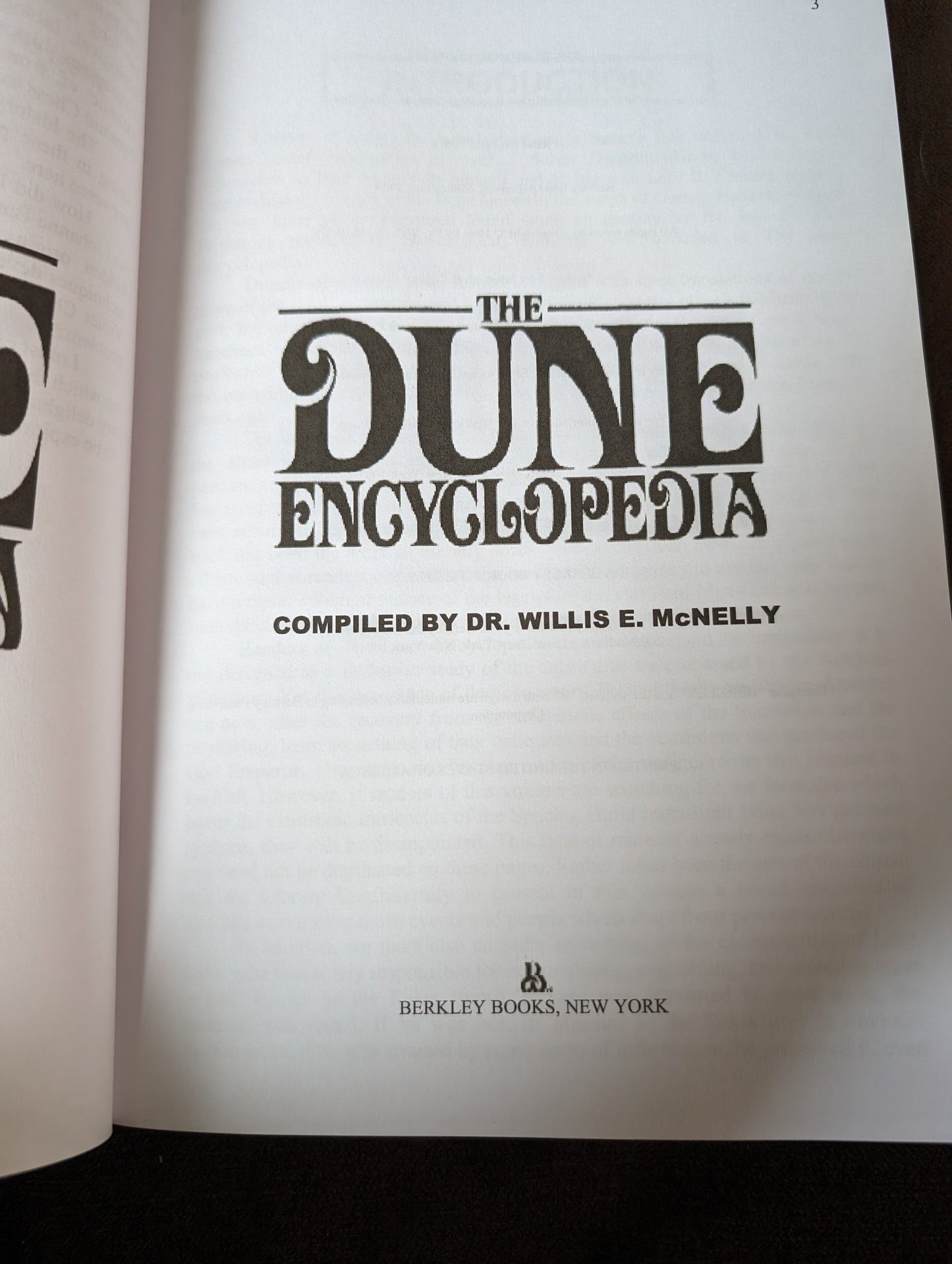 The Dune Encyclopedia compiled and edited by Dr. Willis E. McNelly