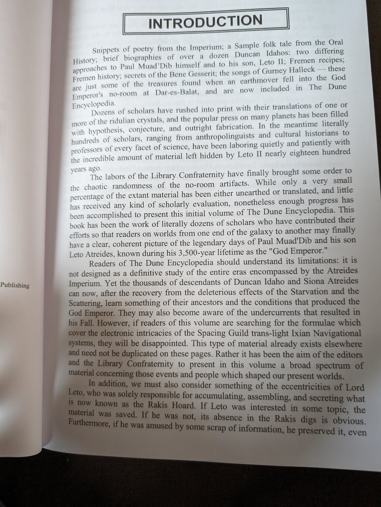 The Dune Encyclopedia compiled and edited by Dr. Willis E. McNelly