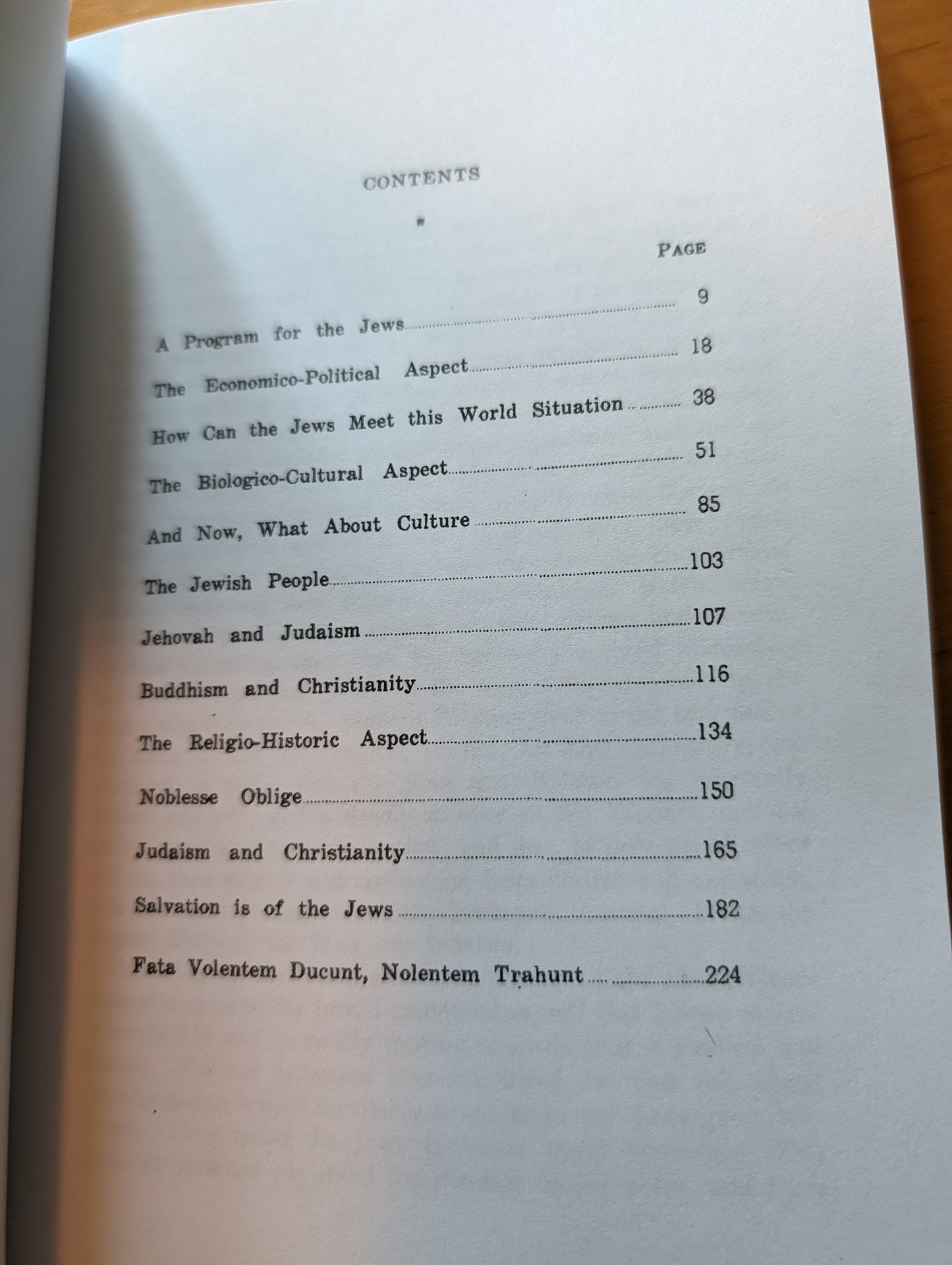 A Program for the Jews and an Answer to All Anti-Semites by Harry Waton