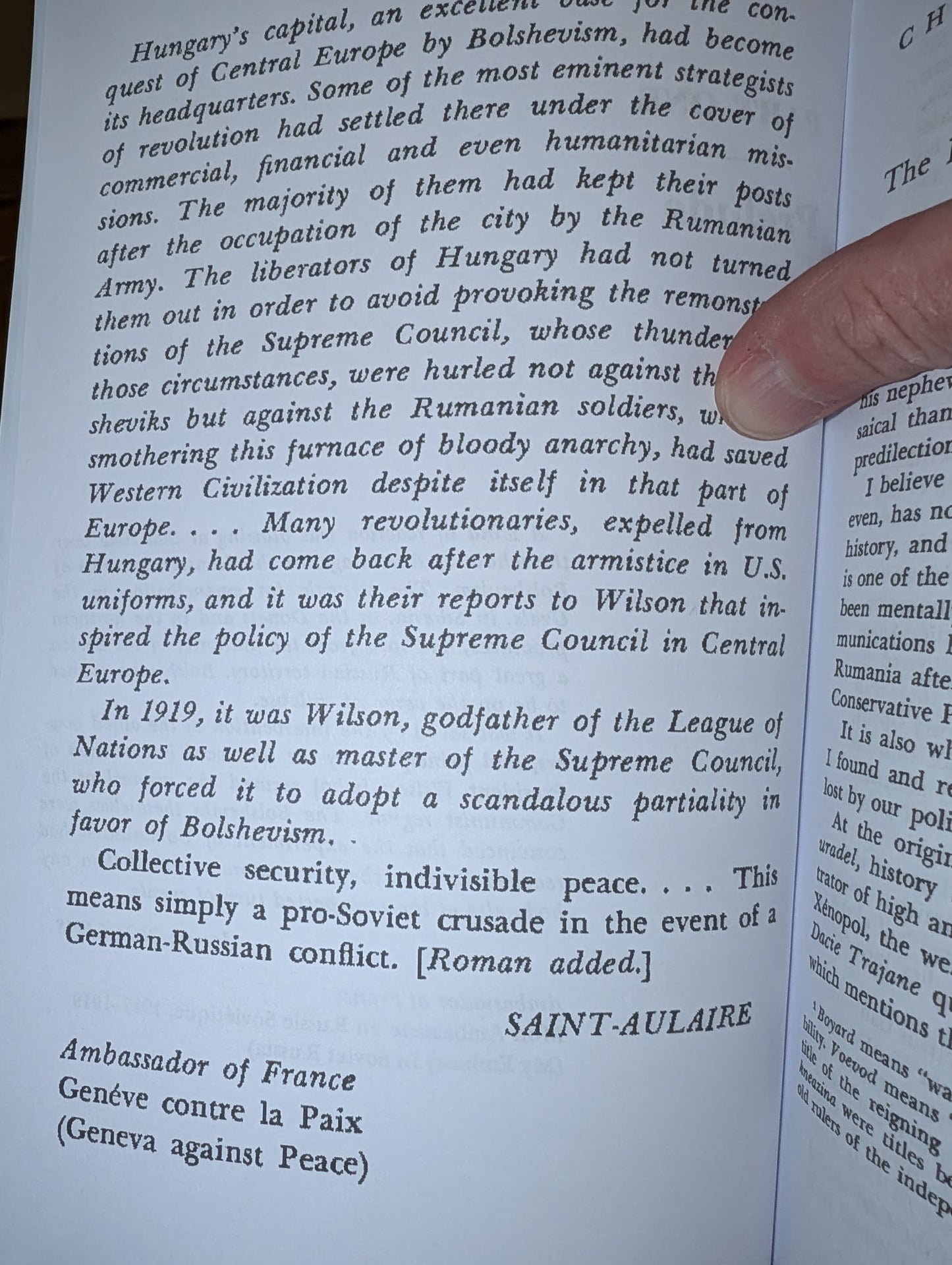 The Suicide of Europe - Memories of Prince Michel Sturdza, Former Foreign Minister of Romania