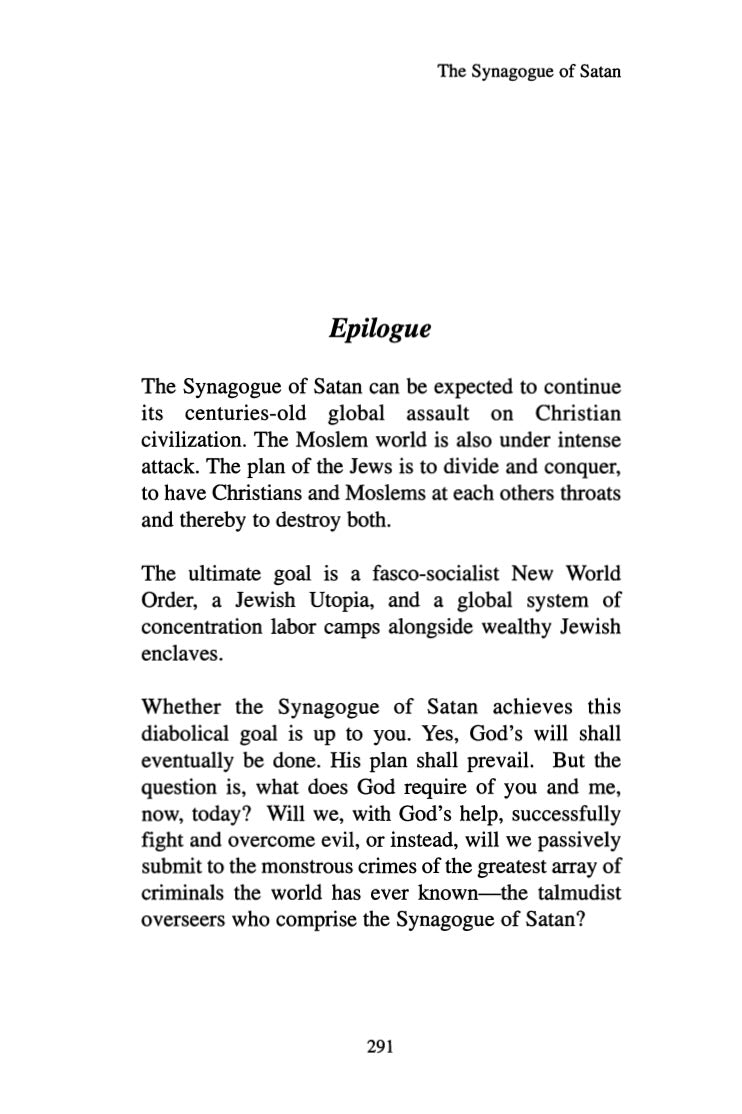 The Synagogue of Satan by Andrew Carrington Hitchcock
