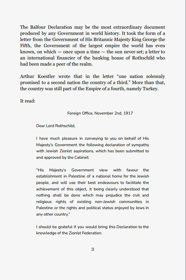 Behind the Balfour Declaration by Robert John