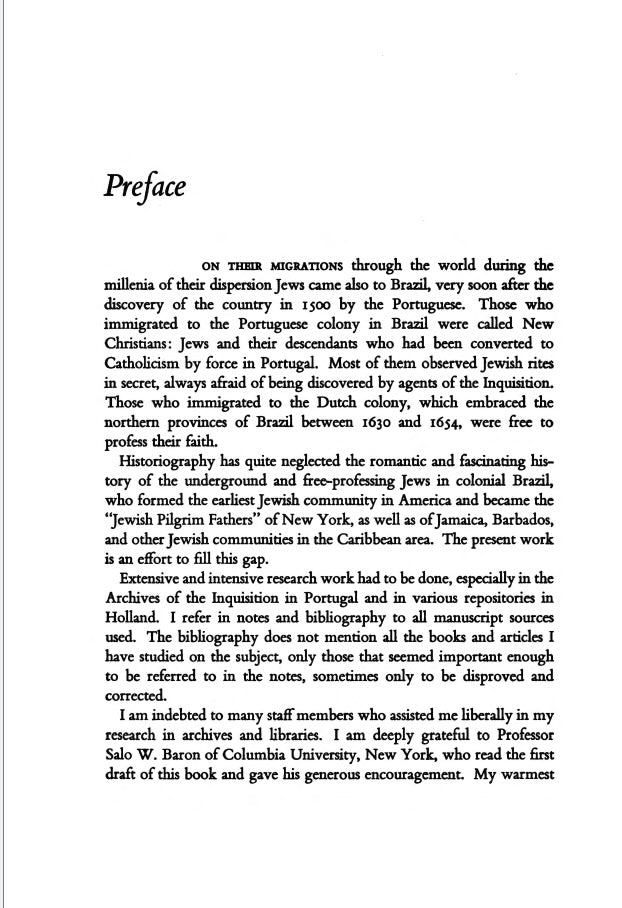 Jews in Colonial Brazil by Arnold Wiznitzer