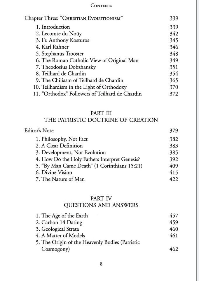 Genesis, Creation and Early Man by Seraphim Rose