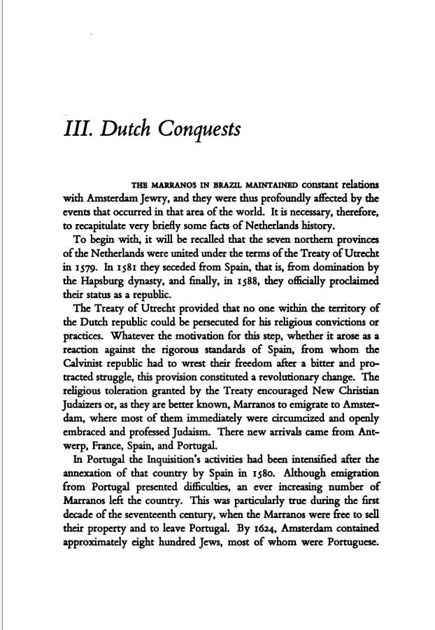 Jews in Colonial Brazil by Arnold Wiznitzer