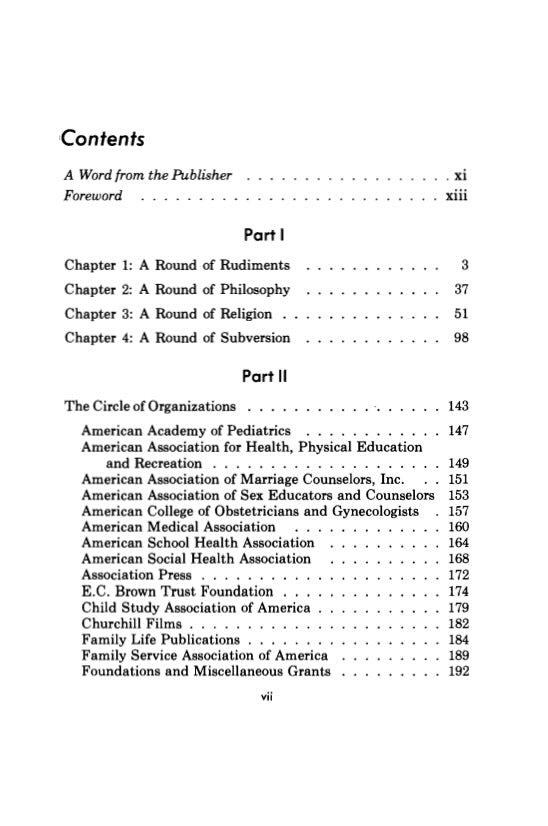 The SIECUS circle: A humanist revolution by Claire Chambers