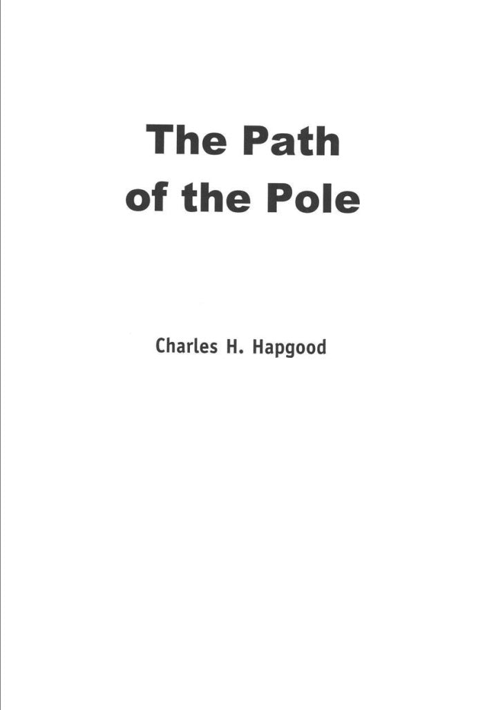 The Path of the Pole by Charles Hapgood