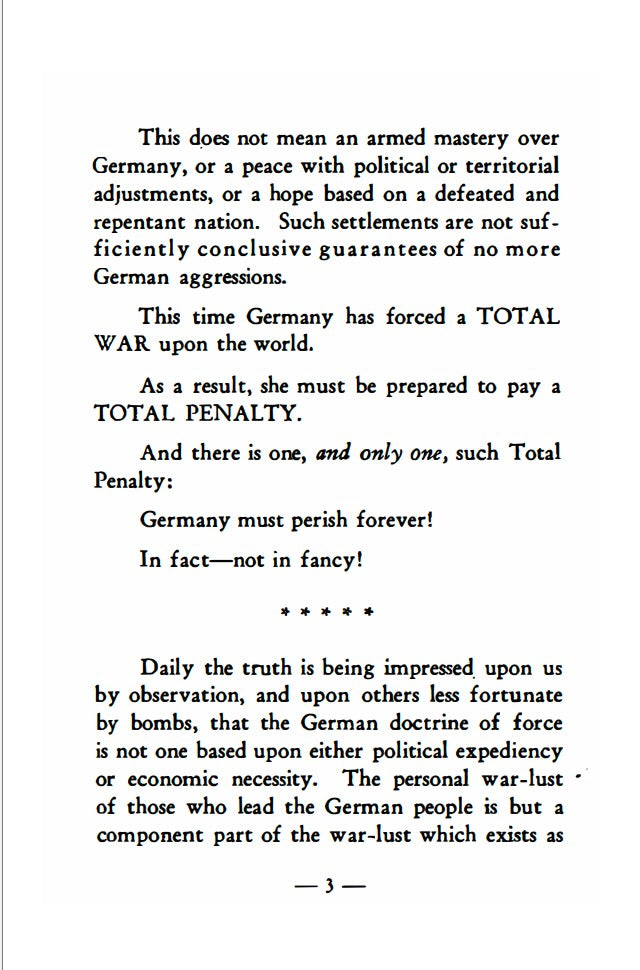 Germany Must Perish! by Theodore Kaufman