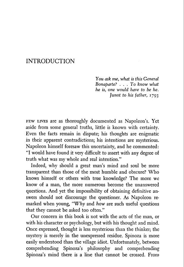 The Mind of Napoleon, ed. and trans. by J. Christopher Herold