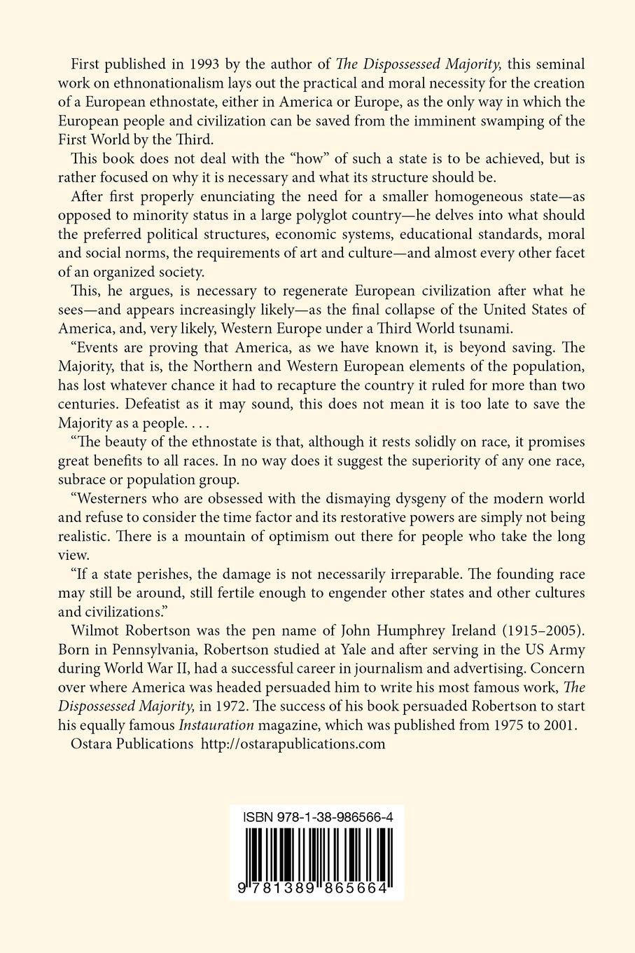 The Ethnostate by Wilmot Robertson
