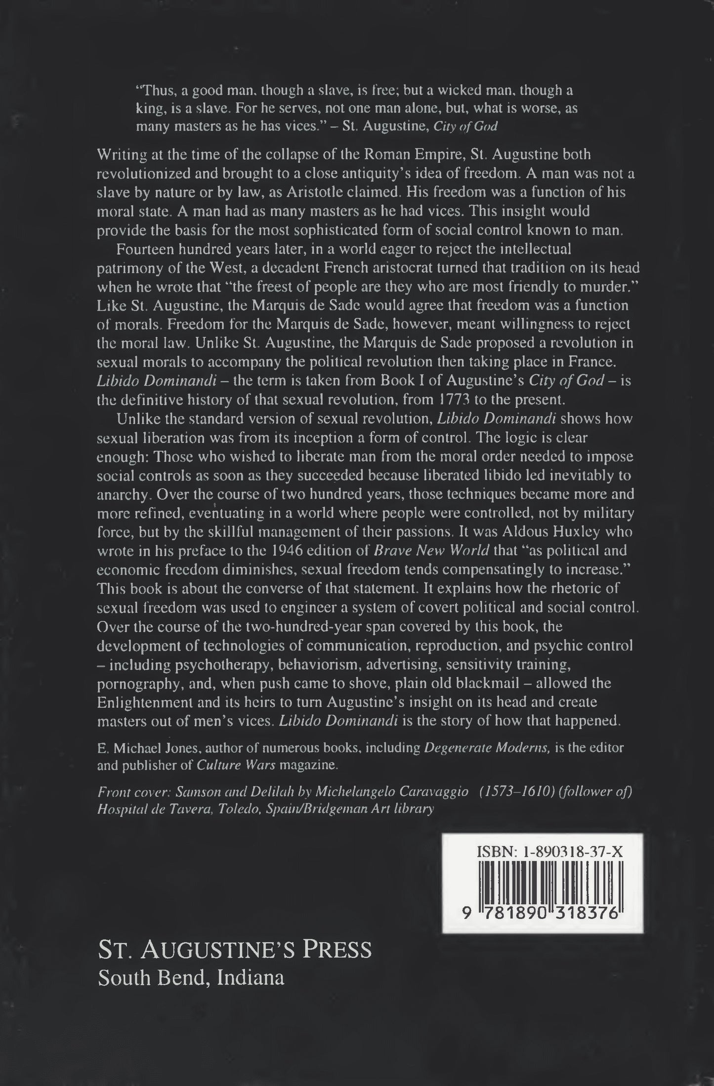 Libido Dominandi by E. Michael Jones