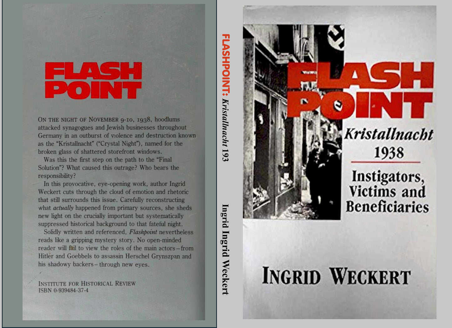 Flashpoint - Kristallnacht 1938 by Ingrid Weckert