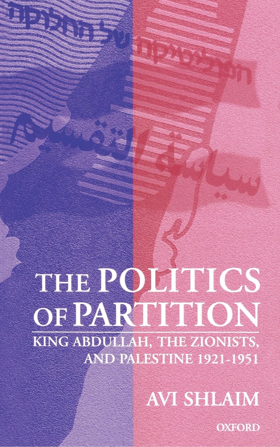 The Politics of Partition: King Abdullah, the Zionists, and Palestine 1921-1951 by Avi Shlaim