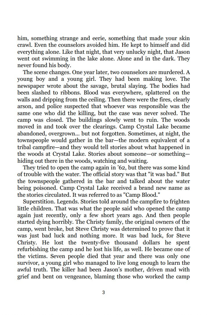 Friday the 13th Part VI: Jason Lives by Simon Hawke