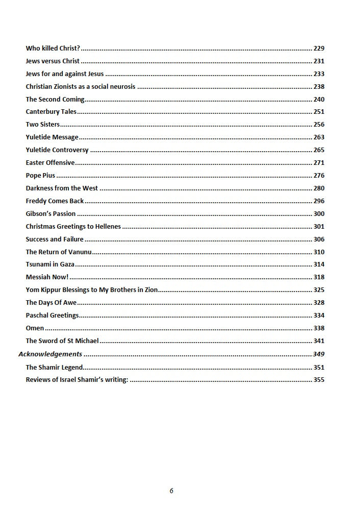 Cabbala of Power by Israel Shamir