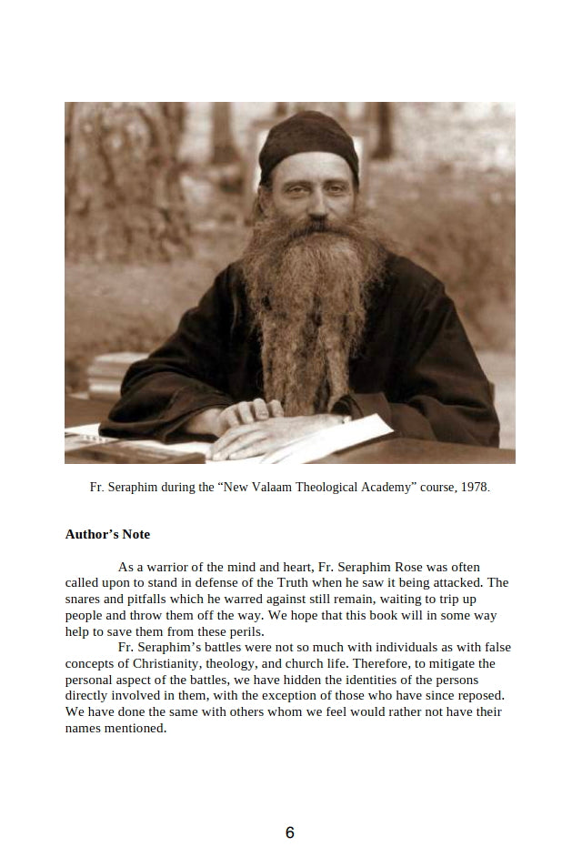Not of This World: The Life and Teaching of Fr. Seraphim Rose