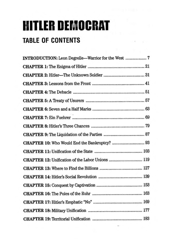 Hitler Democrat by General Leon Degrelle