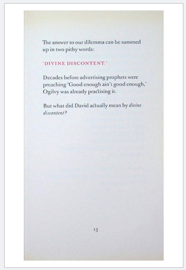 The Eternal Pursuit of Unhappiness by David Ogilvy