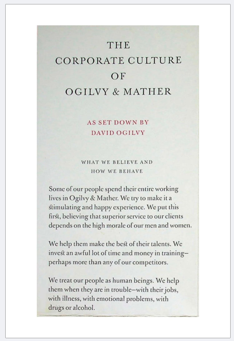 The Eternal Pursuit of Unhappiness by David Ogilvy