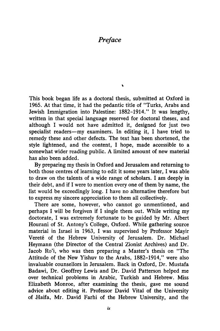 The Arabs and Zionism before World War I by Neville Mandel