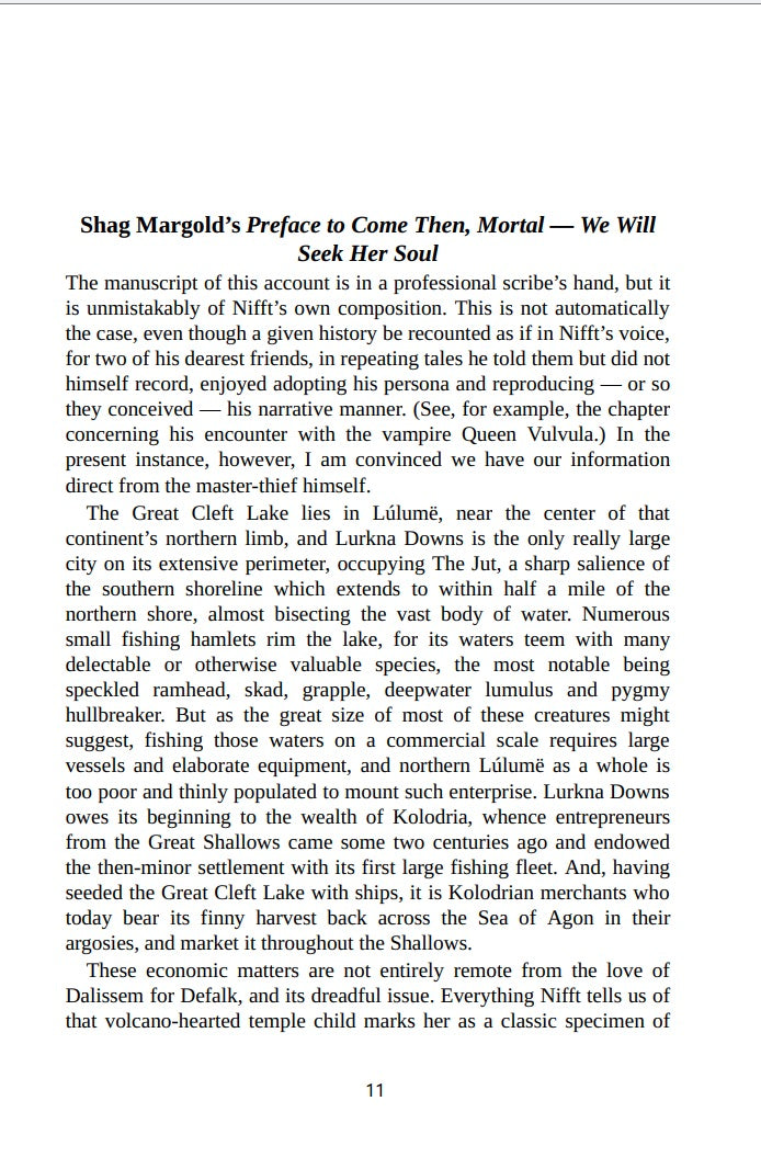 Nifft the Lean by Michael Shea