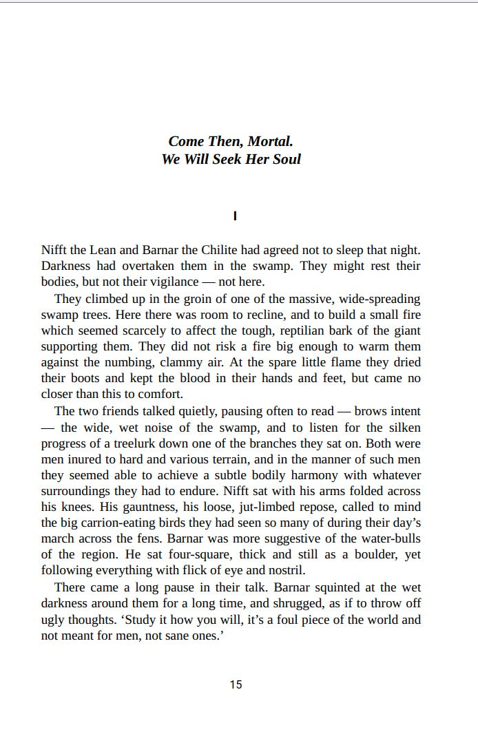 Nifft the Lean by Michael Shea