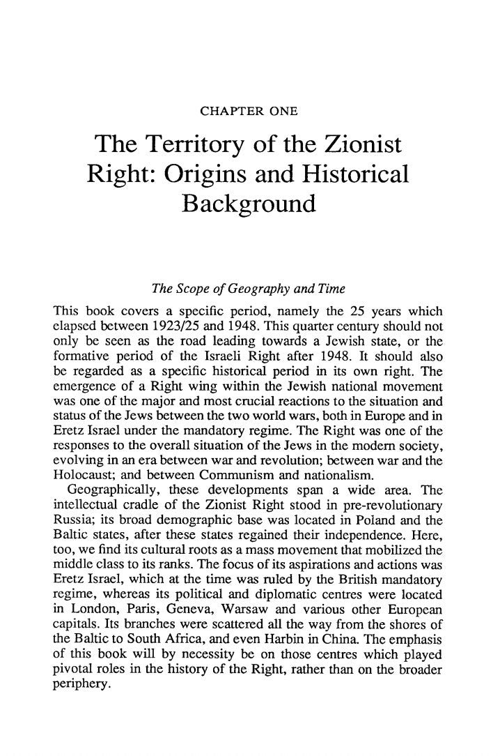 Jabotinsky and the Revisionist Movement 1925-1948 by Yaacov Shavit