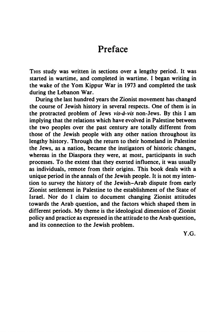 Zionism and the Arabs 1882-1948: A Study of Ideology by Yosef Gorny
