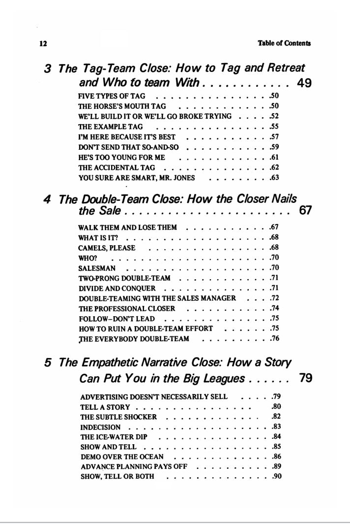 Big League Sales Closing Techniques by Les Dane
