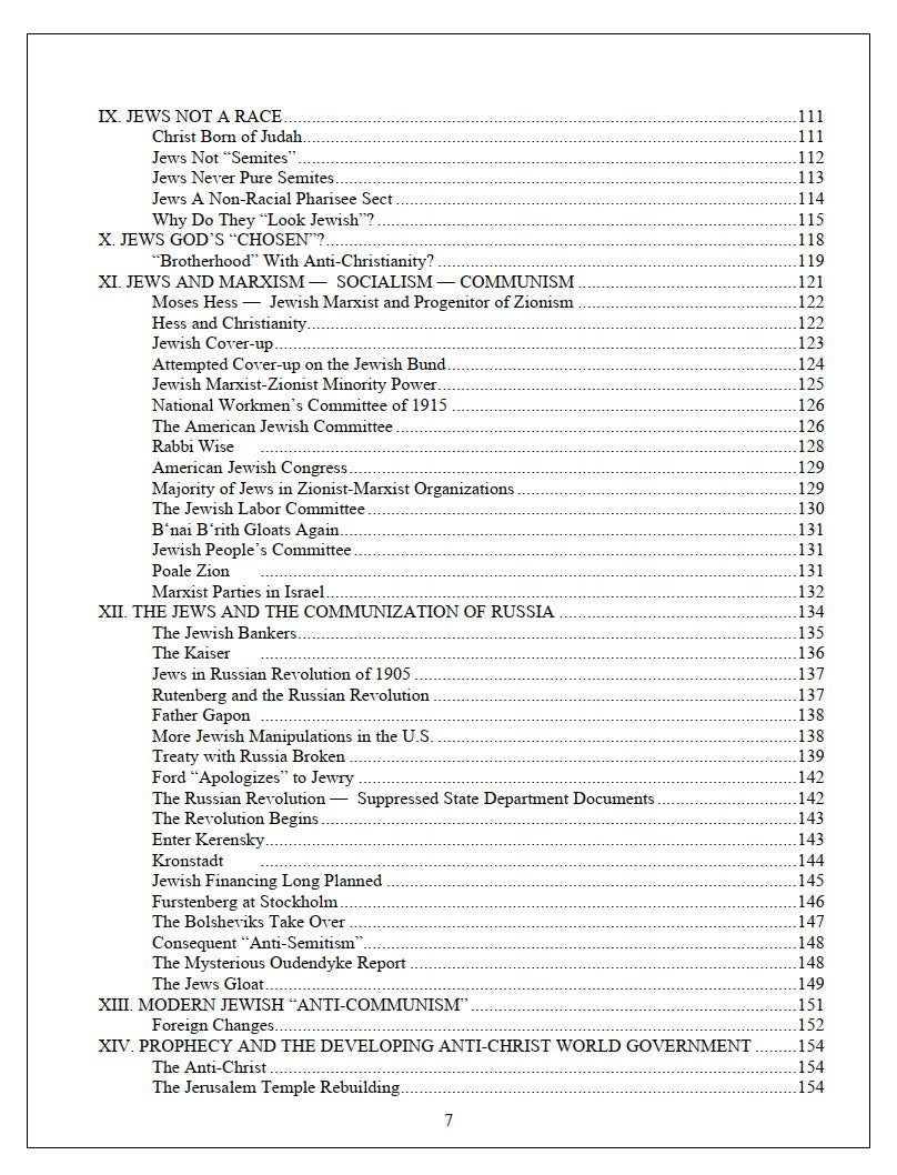 The Jewish Religion: Its Influence Today by Elizabeth Dilling