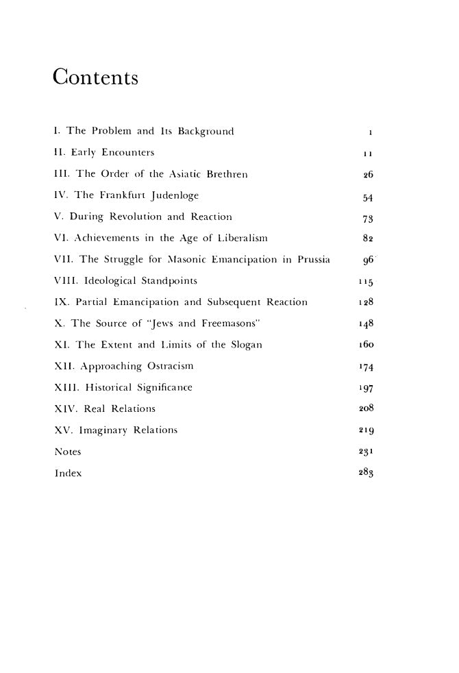 Jews and Freemasons in Europe, 1723-1939 by Jacob Katz