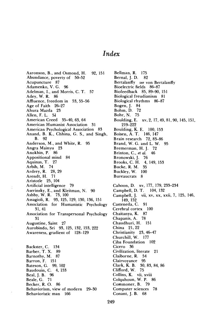 Changing Images of Man by O. W. Markley and Willis W. Harman (editors)
