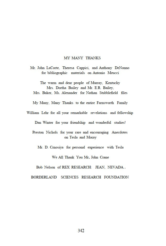 Lost Science by Gerry Vassilatos