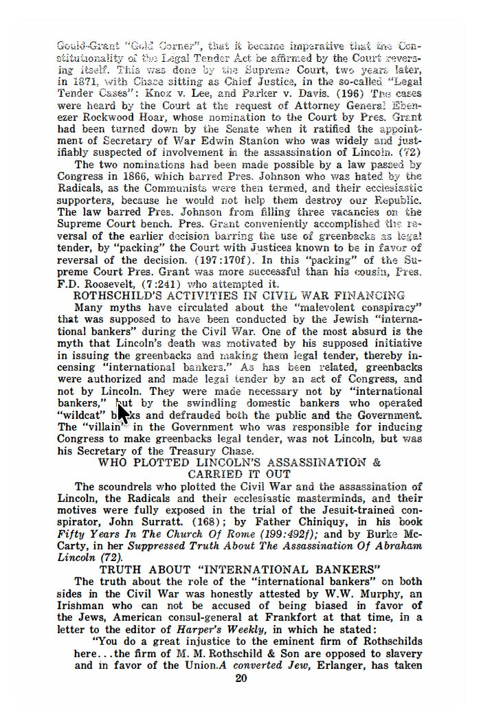 "Federal" Reserve Conspiracy & Rockefellers - Their "Gold Corner" by Emanuel Josephson