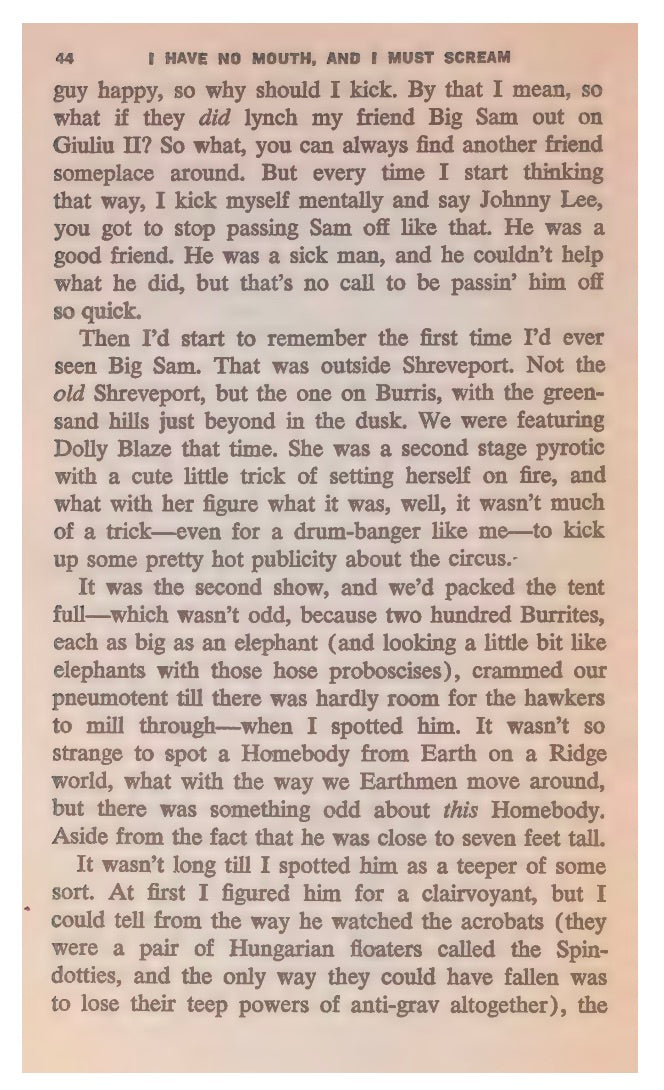 I Have No Mouth & I Must Scream by Harlan Ellison