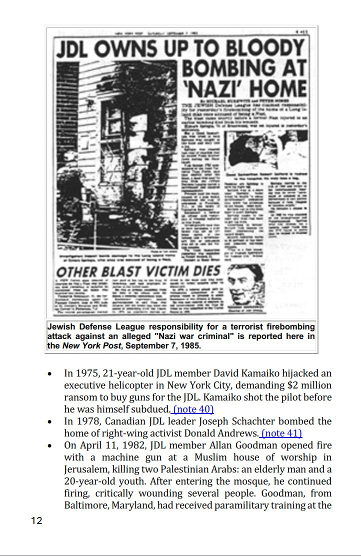 The Zionist Terror Network by Mark Weber