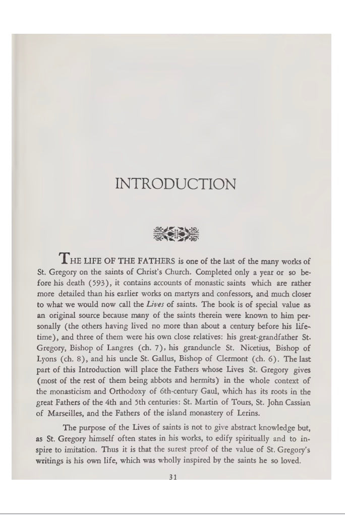 Vita Patrum by St. Gregory of Tours (Author), Seraphim Rose (Editor)