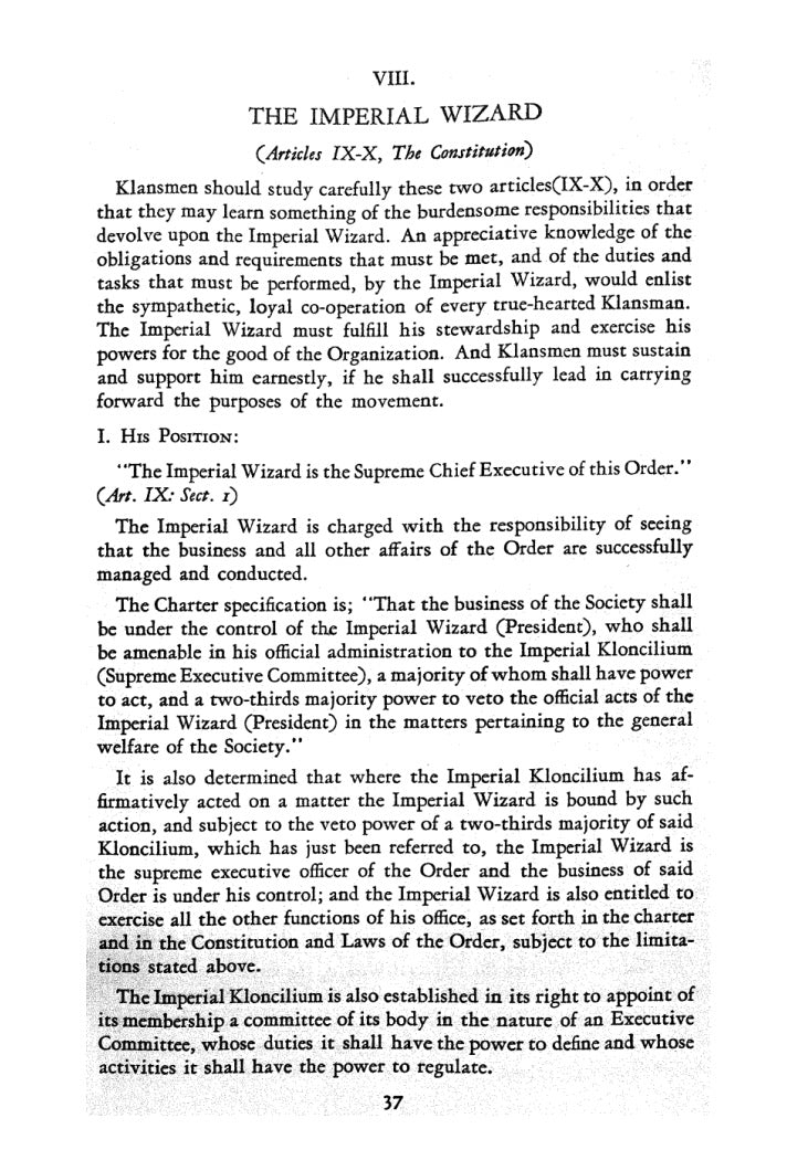 Klansman's Manual