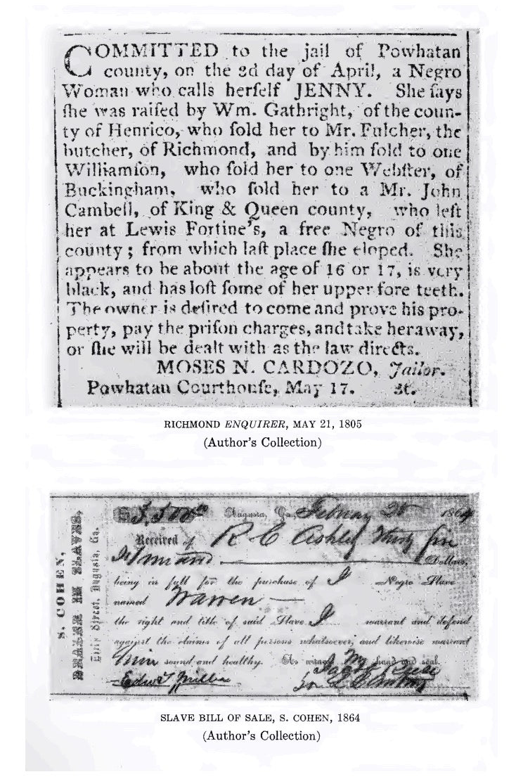 Jews and Negro Slavery in The Old South 1789-1865 by Bertram Wallace Korn