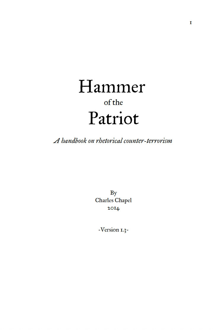 Hammer of the Patriot by Charles Chapel