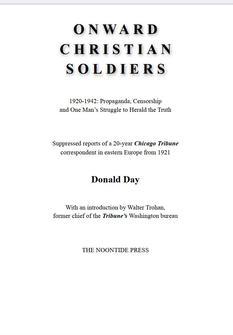 Onward Christian Soldiers by Donald Day
