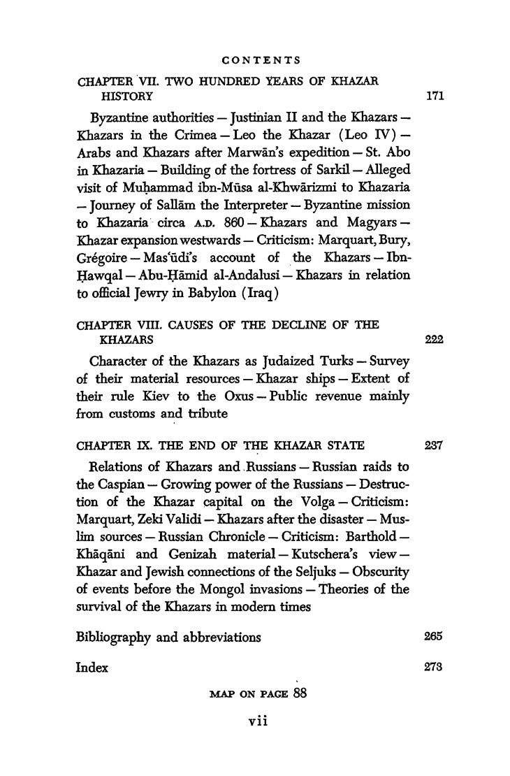 The History of the Jewish Khazars by D. M. Dunlop