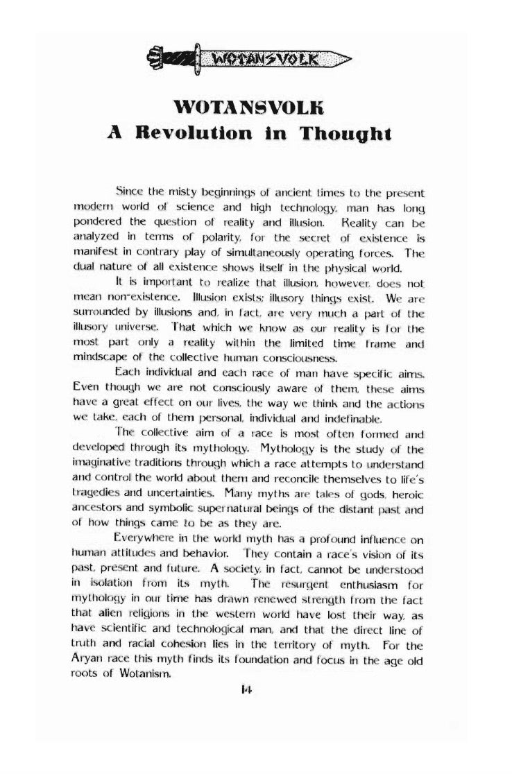 Creed of Iron: Wotansvolk Wisdom by Ron McVan