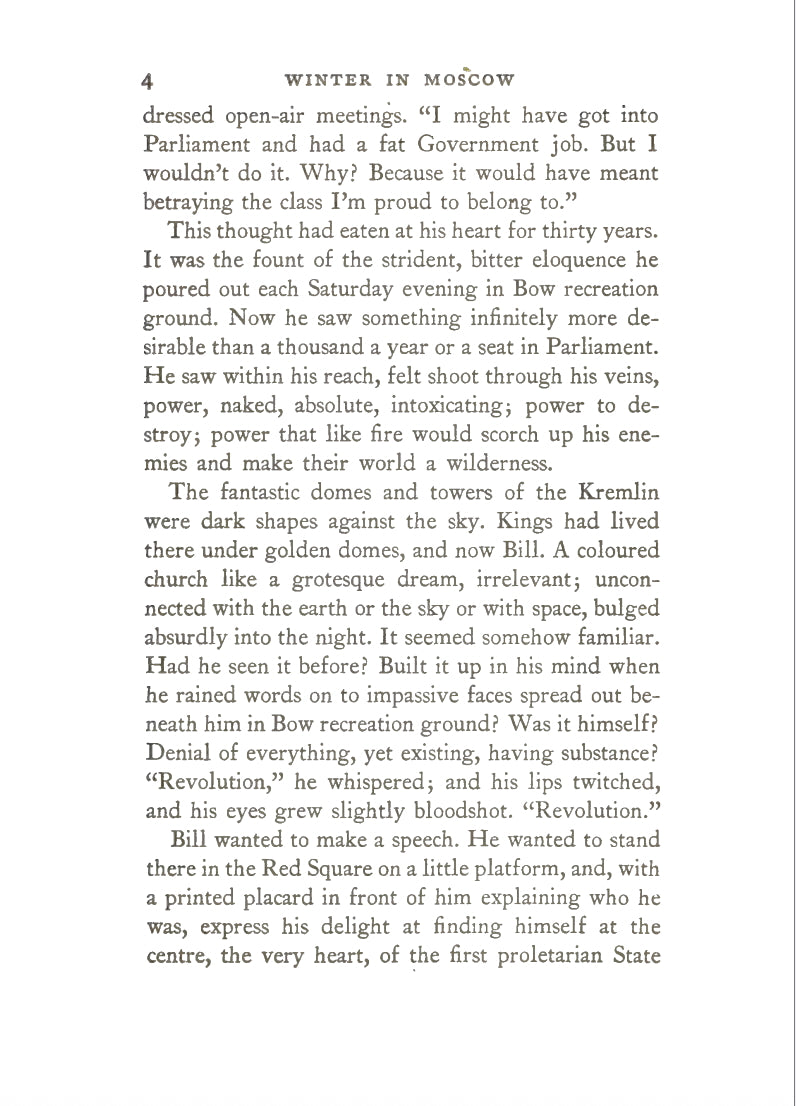 Winter in Moscow by Malcolm Muggeridge