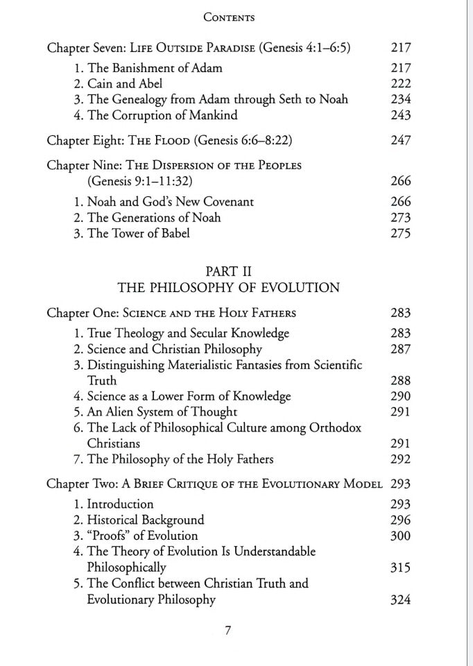 Genesis, Creation and Early Man by Seraphim Rose