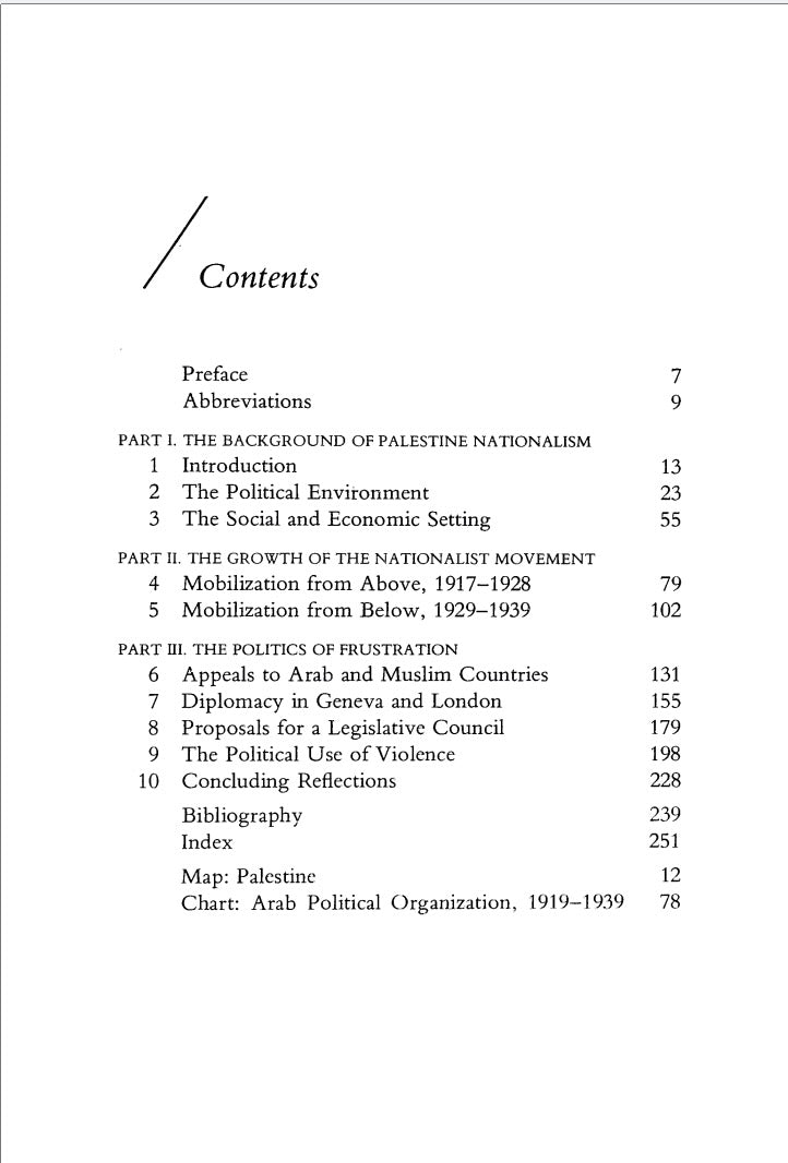 Arab Politics in Palestine, 1917-39 by Ann Mosely Lesch