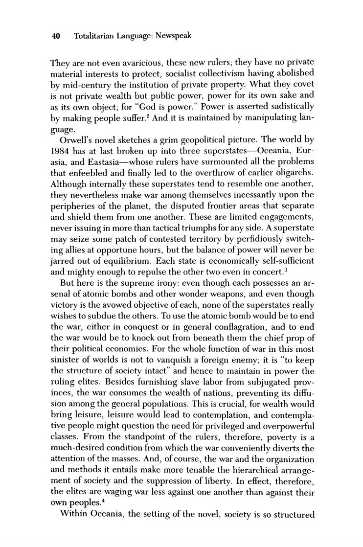 Totalitarian Language by John Wesley Young