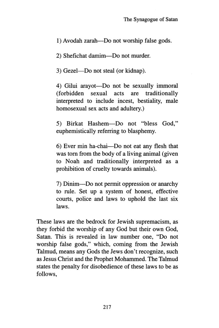 The Synagogue of Satan by Andrew Carrington Hitchcock